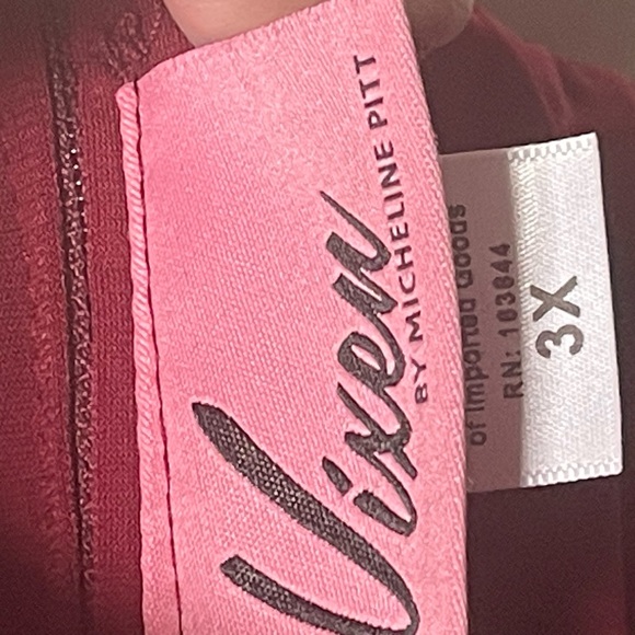 Burgundy Maneater Swing 3x EUC - Picture 4 of 7